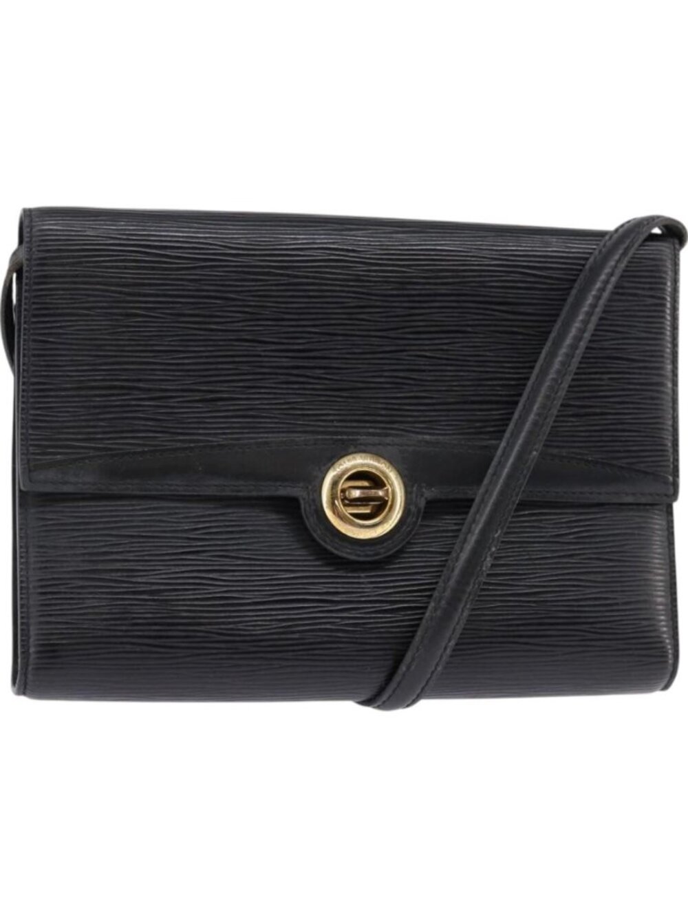 LOUIS VUITTON Epi Pochette Arche Shoulder Bag Black Noir M52572